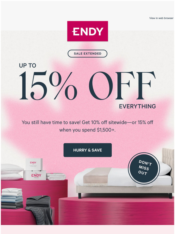 Surprise! 😲 Canada's best mattress sale is extended
