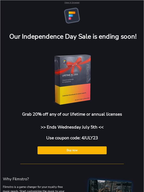 July 4th | 20% Sale ends soon!