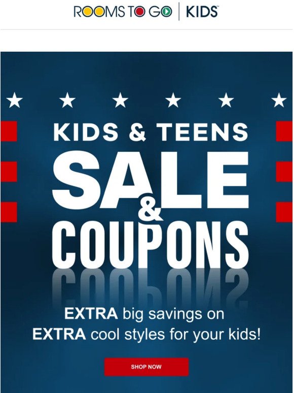 July 4th kids coupons are here! 🎆