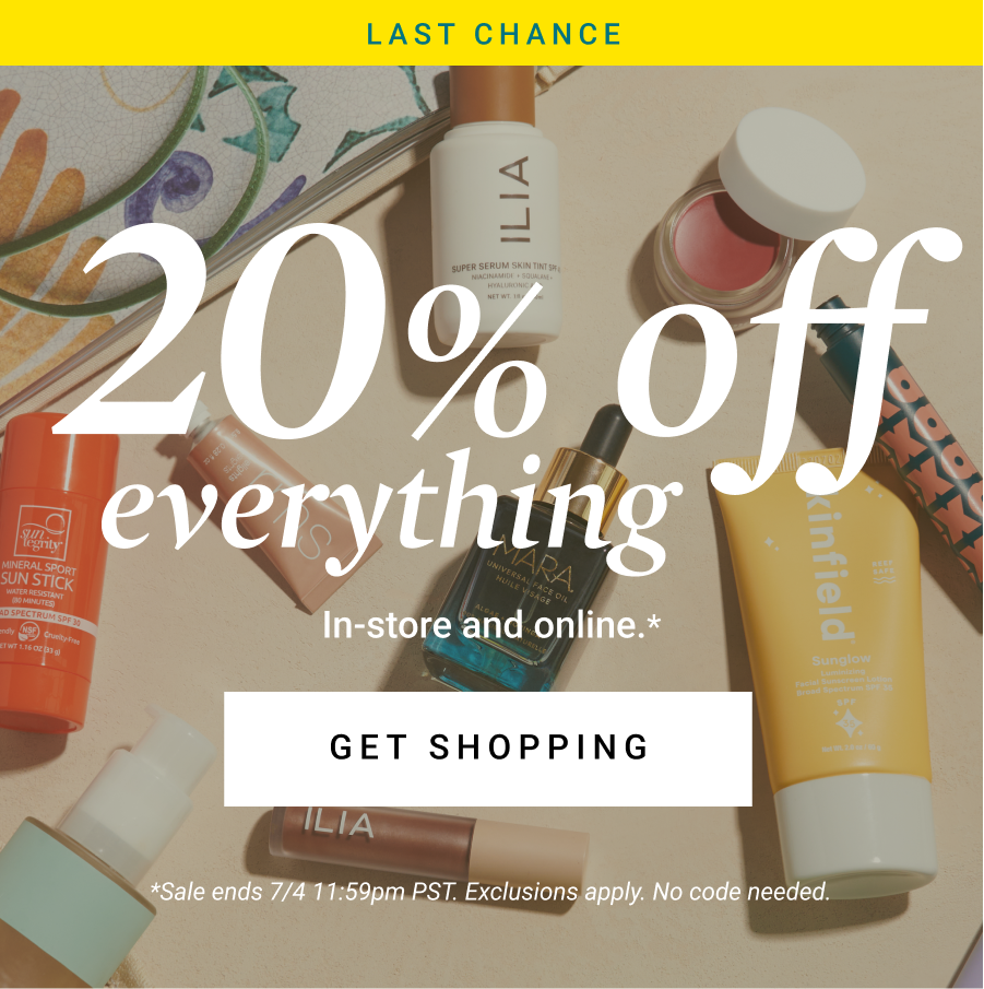 20% Off Summer Sale