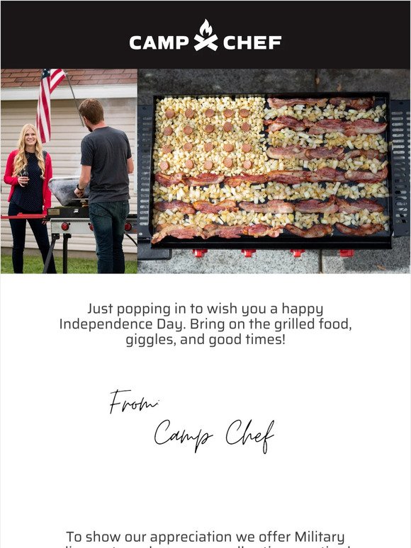 Happy 4th of July from Camp Chef