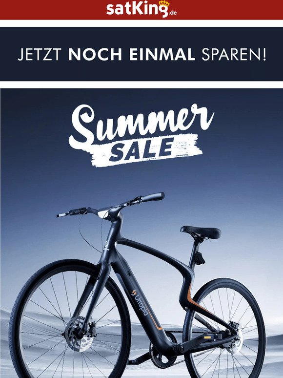⚡ Nur noch 3 Tage: bis zu 550 € Rabatt! 🚲 Dein neues Urtopia E-Bike wartet!