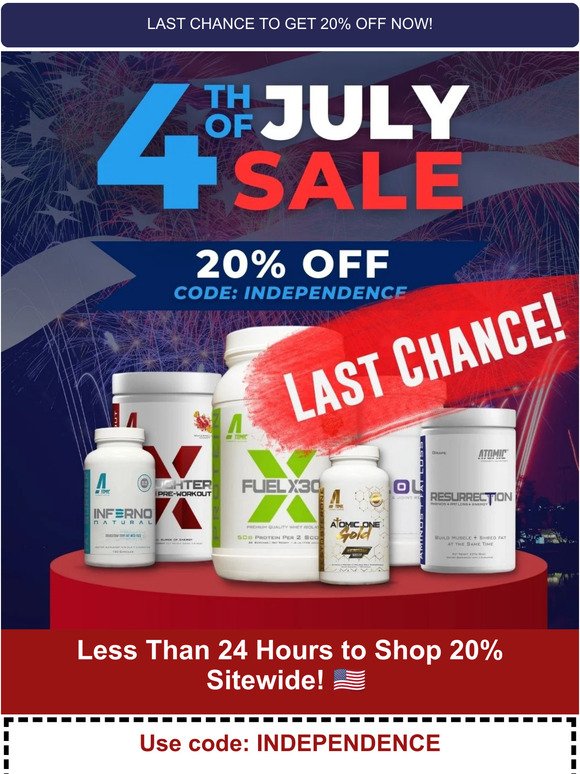 🇺🇸 Last Chance For 20% Off Everything! 🇺🇸