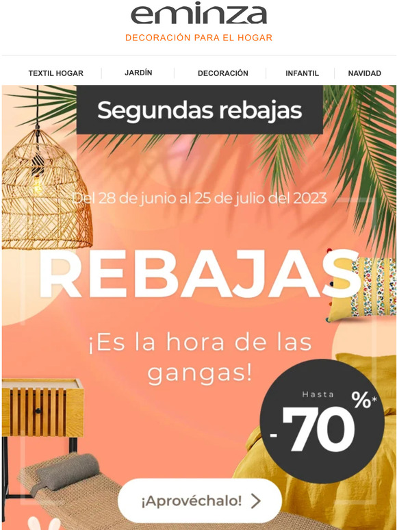 Rebajas - Segundas rebajas - Hasta -70%