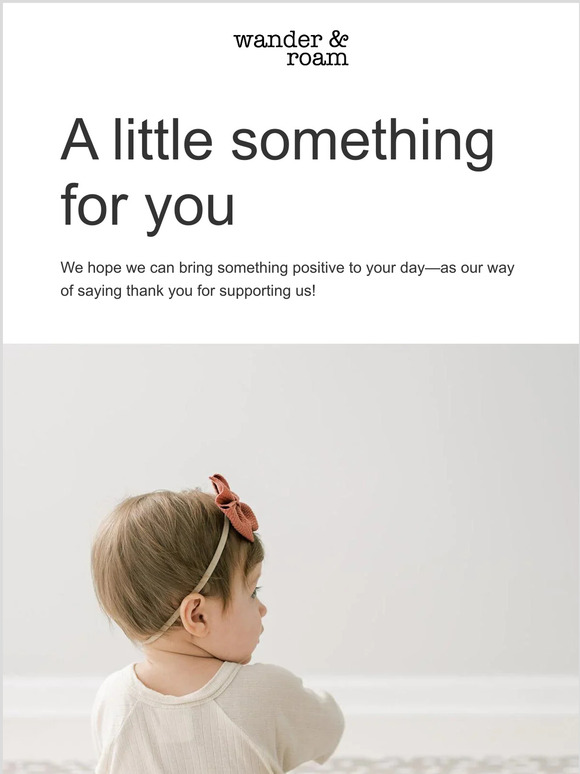 A little something for you...