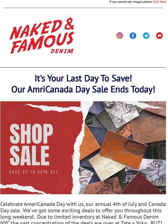 ⚡Don't Miss Out - Our AmeriCanada Day Sale Ends Today - Up To 60% OFF