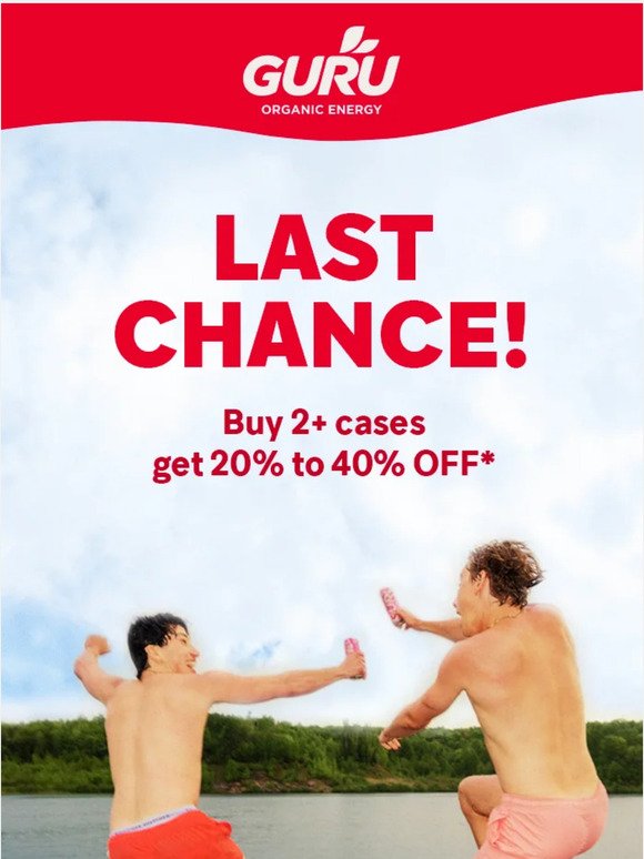 Last Chance to get up to 40% Off