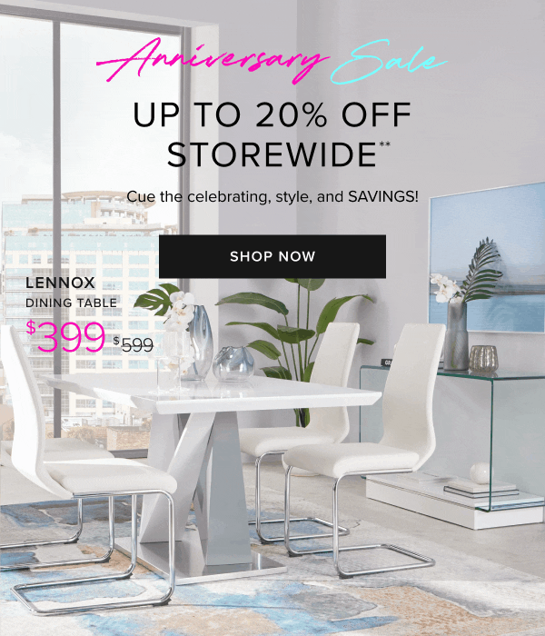 CITY Furniture Our 52nd Anniversary Sale Starts NOW! Milled