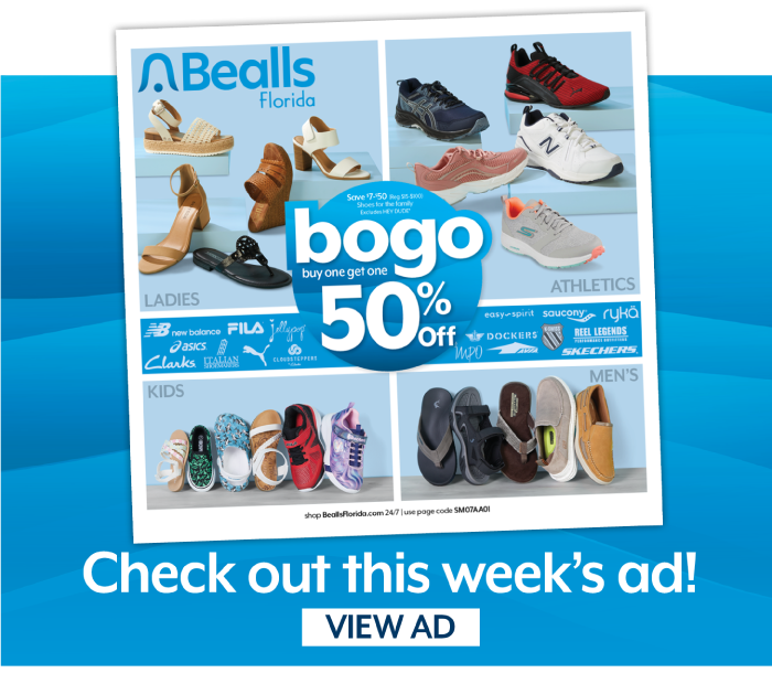 Bealls Stores: Last Chance for BOGO 50% Off Shoes!