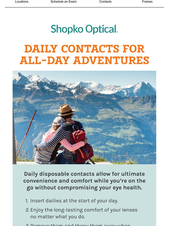 Planning a Trip? Get Dailies & Forget the Contact Lens Solution