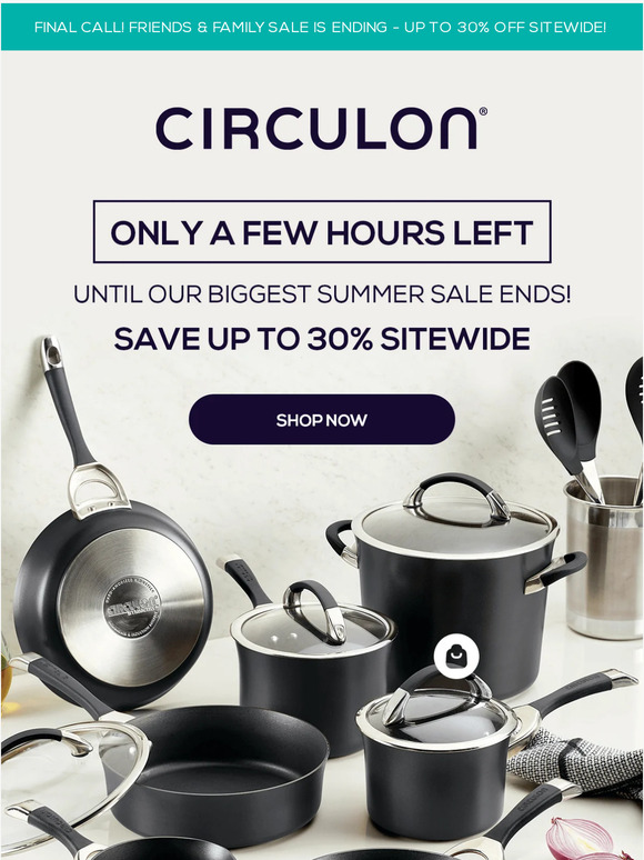 Our 30% Off Sale Ends in Hours