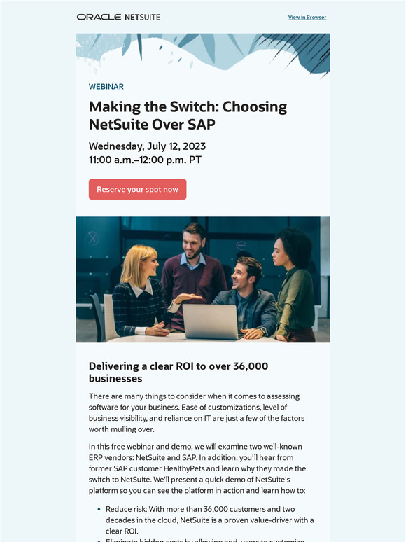 Gproxy Solutions [Free inar] Making the Switch Choosing NetSuite