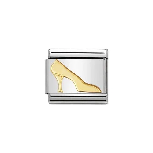 Image of Classic Gold High Heel Shoe Charm