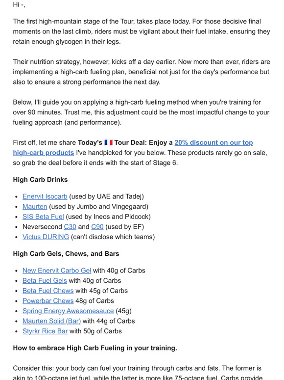 The Feed Stage 5 Carbs, Carbs, Carbs Milled