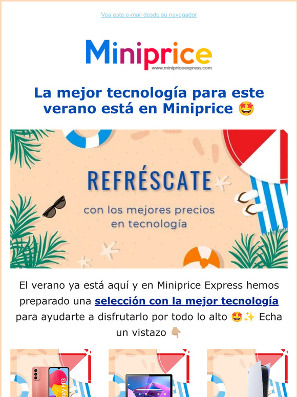 Refréscate con los mejores precios en tecnología 🤩