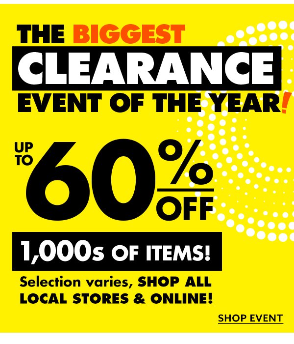 Annual Clearance Event