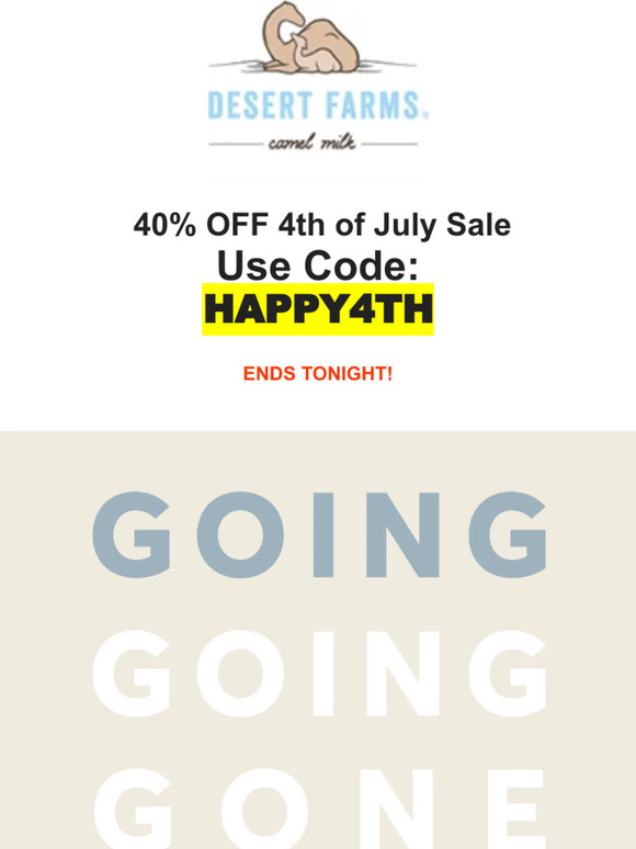 ⌛40% OFF sale ends tonight !