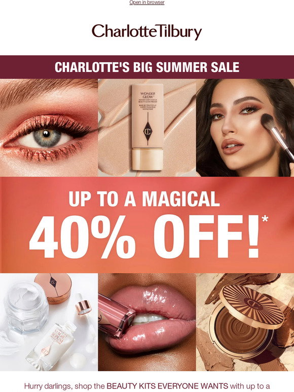 Charlotte Tilbury Email Newsletters Shop Sales Discounts And Coupon 