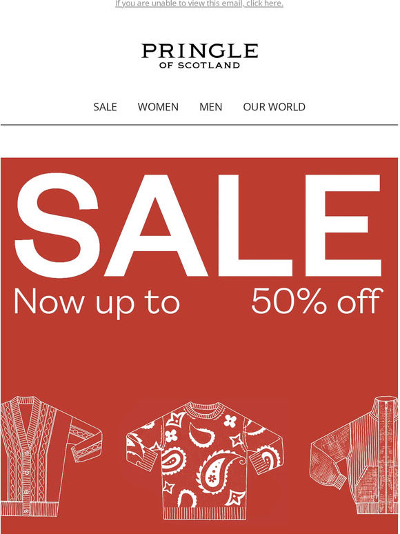 Sale: Up to 50% off 🔥