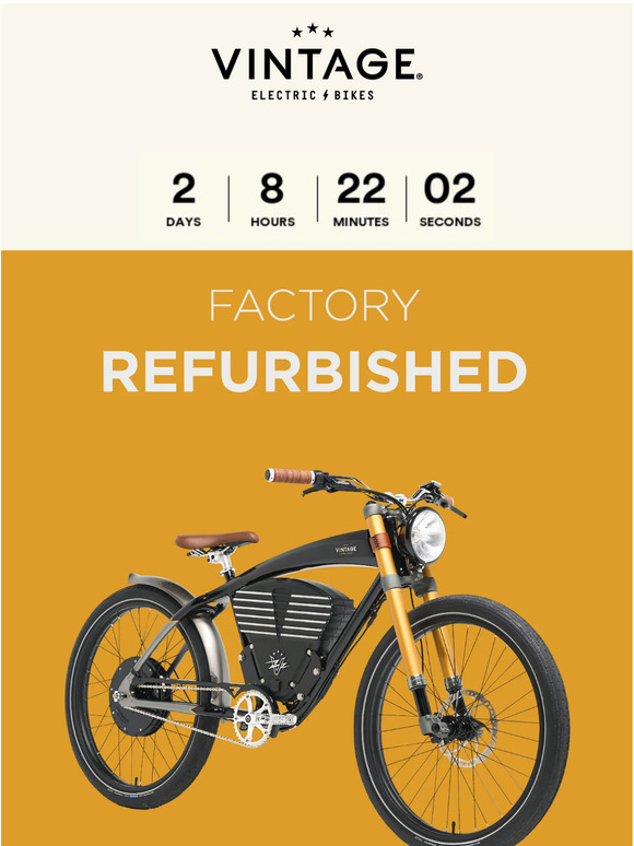 Factory Refurbished Bikes- FLASH SALE 🚲✨
