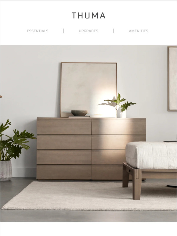 Thuma Meet The Dresser, in Grey. Milled