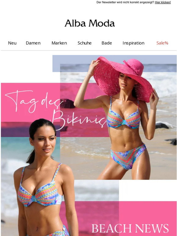 Elegantes Alba Moda Bikini Fotos