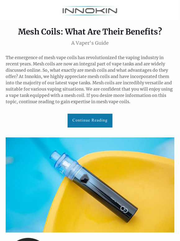 Innokin Technology Mesh Coils What Are Their Benefits? Vaping 101