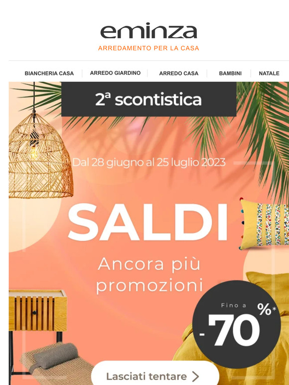 Saldi – 2ª scontistica – Fino a -70%