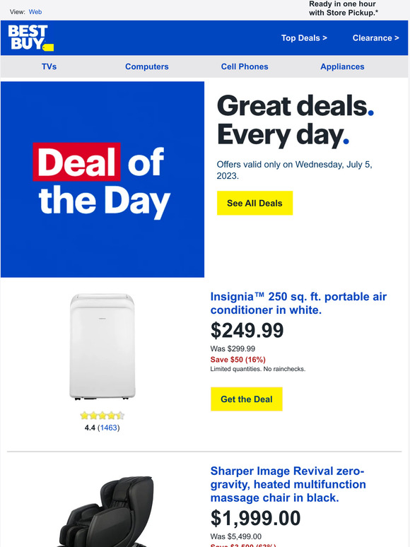 Best Buy Today only Save 50 on Insignia 250 sq. ft. portable air