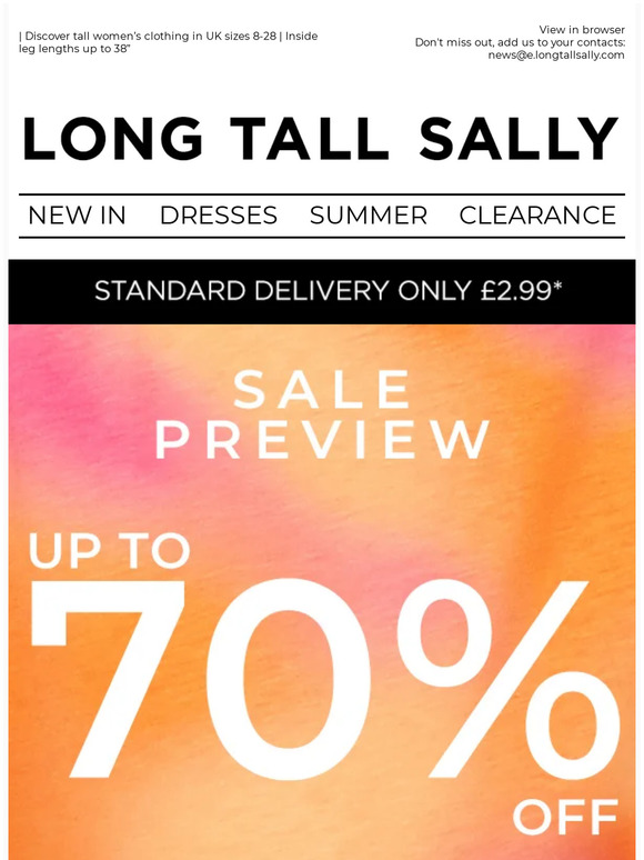 EARLY ACCESS: Sale Preview