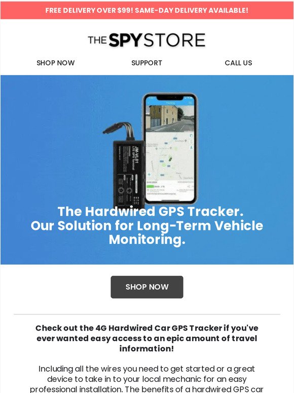 🚙Never lose track with a Hardwired GPS Tracker.