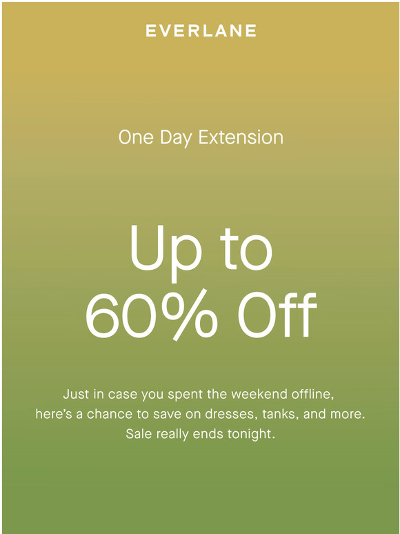 Everlane Email Newsletters Shop Sales, Discounts, and Coupon Codes