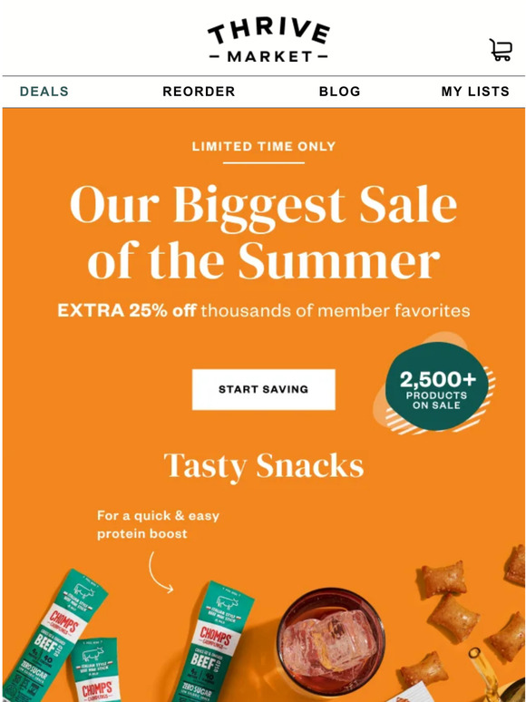 Thrive Market Email Newsletters Shop Sales, Discounts, and Coupon Codes
