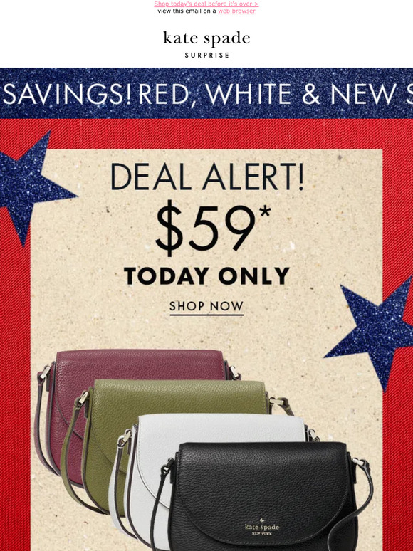 Kate Spade Surprise Deal: This $280 Bag Is on Sale Today for Just $59