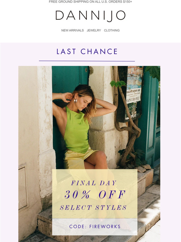 FINAL DAY OF SALE 🛍️