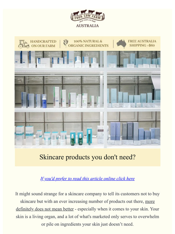 Wait, skincare products you don't need? 🤦‍♀️