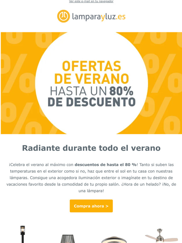Ofertas de verano en lamparayluz 🌞