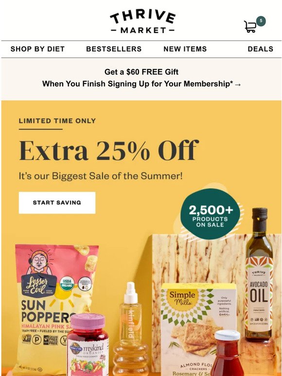 EXTRA 25% off: our Biggest Sale of the Summer 🌞