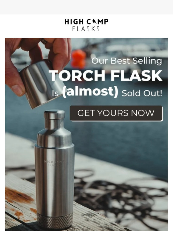 HIGH CAMP FLASK - TORCH FLASK - GUNMETAL