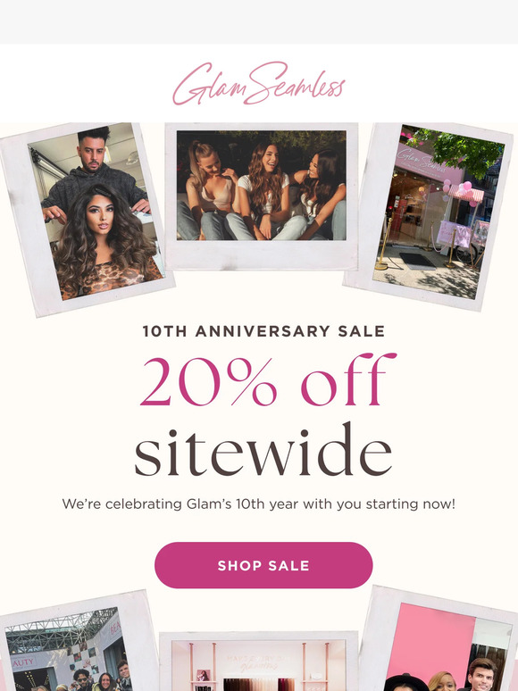 Don't miss! Take 20% OFF 👛