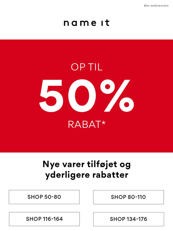 SALE | Nye varer tilføjet 😍