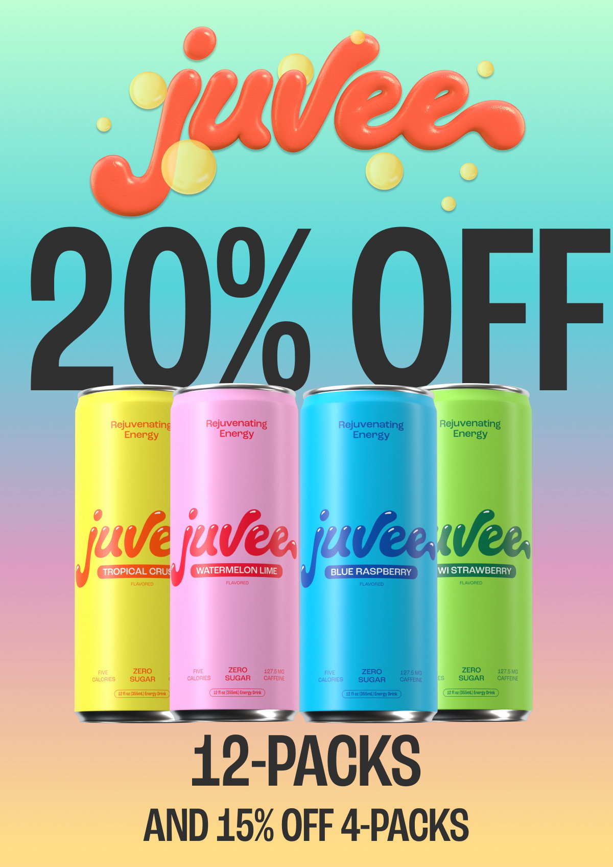 Juvee Rejuvenating Energy Drink - Cherry Slushie