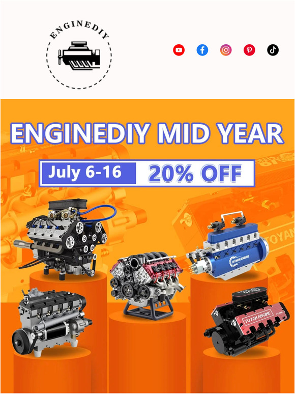 Enginediy 🔥🔥🔥EngineDIY MidYear Deals Milled