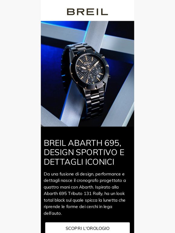 Breil Abarth 695: l’orologio tributo alla leggenda