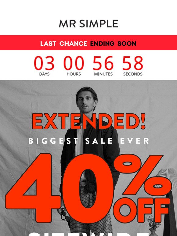 Ending Soon⚡40% Off Sitewide
