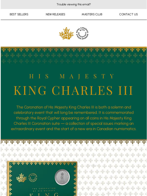 His Majesty The King’s Coronation: Mark the moment with this affordable fine silver keepsake