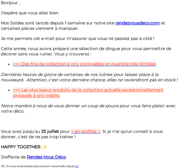 Re : Jusqu’à -50% sur vos favoris. Attention, quantités limitées !