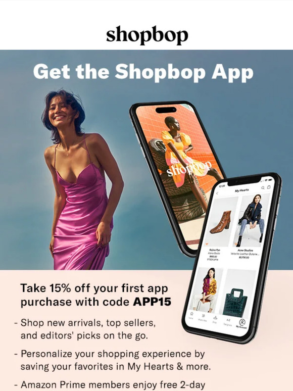 Shopbop Email Newsletters Shop Sales, Discounts, and Coupon Codes