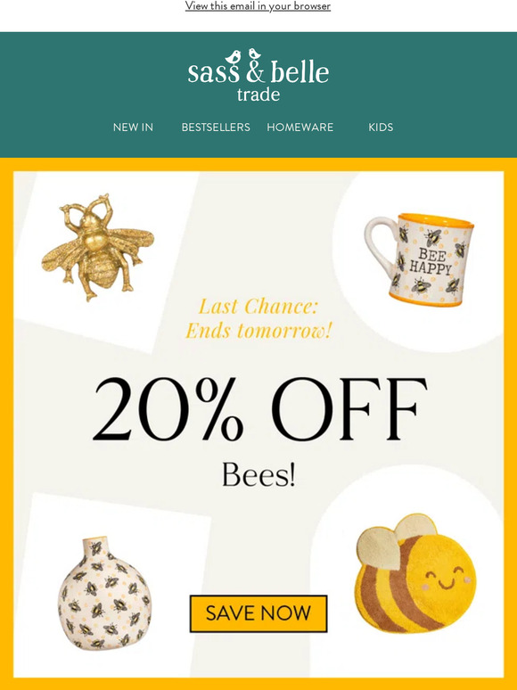 20% off Flash Sale ends tomorrow...