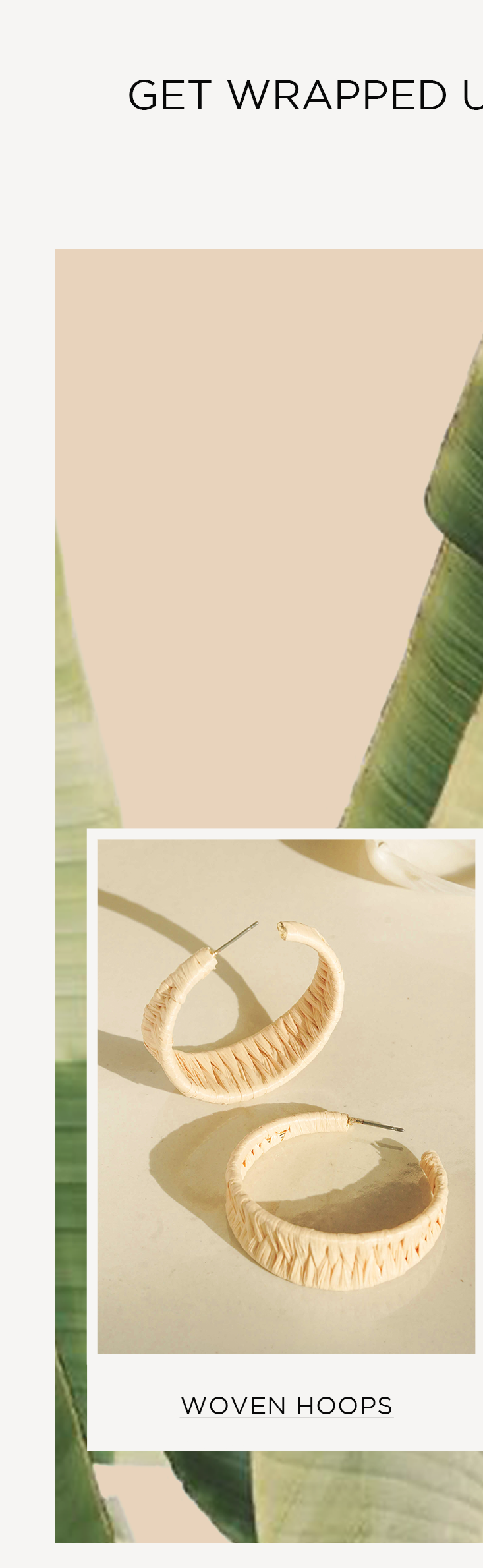 Get Wrapped Up in Island Time... | Woven Hoops